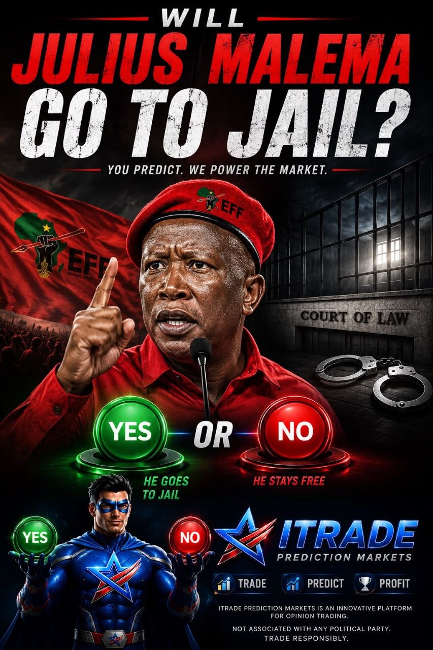 Will Julius Malema go to jail? — You predict, we power the market